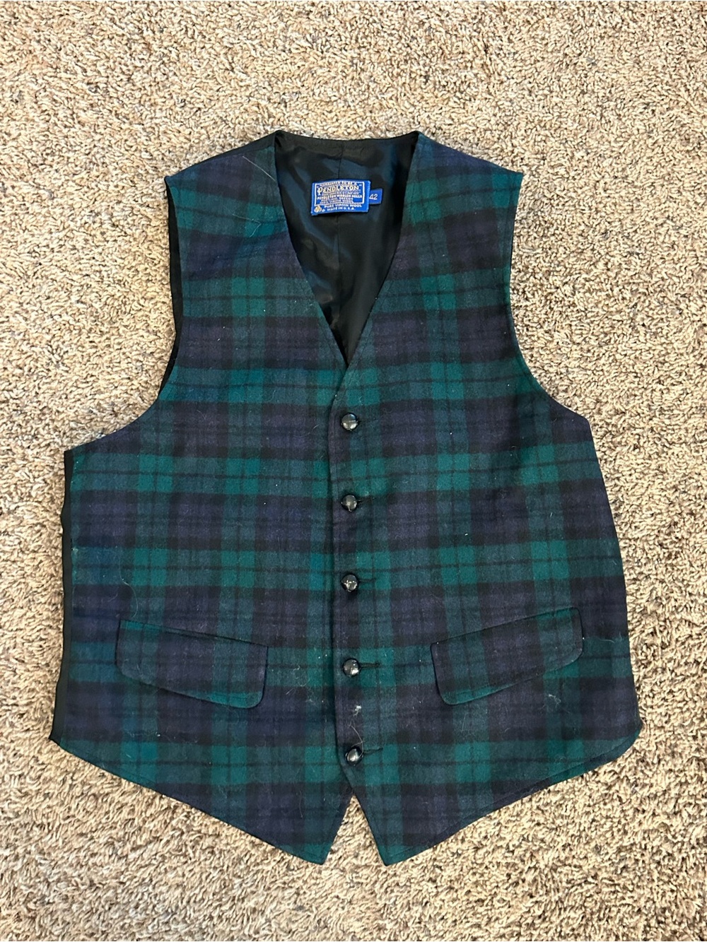 Pendleton size 42  pure virgin wool